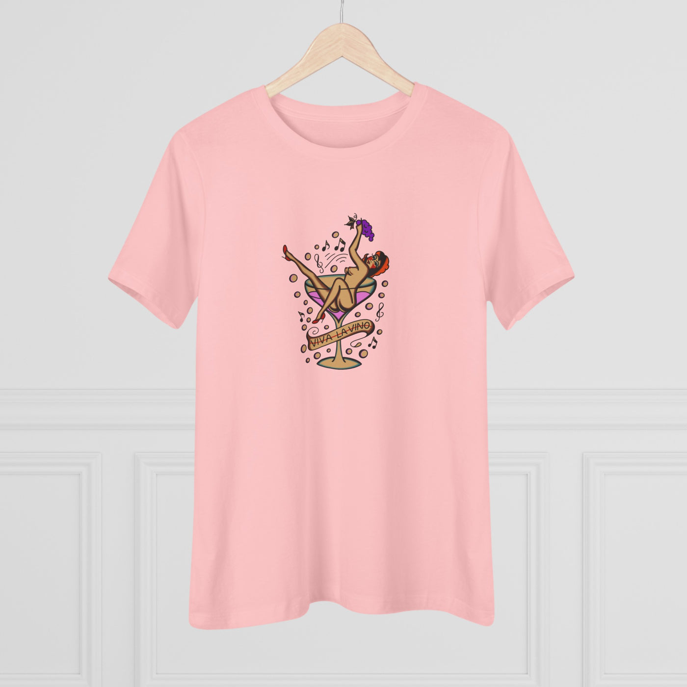 Viva la Vino Nude / W's Cotton Tee