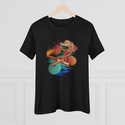 Wine Diva in Space / W's Cotton Tee