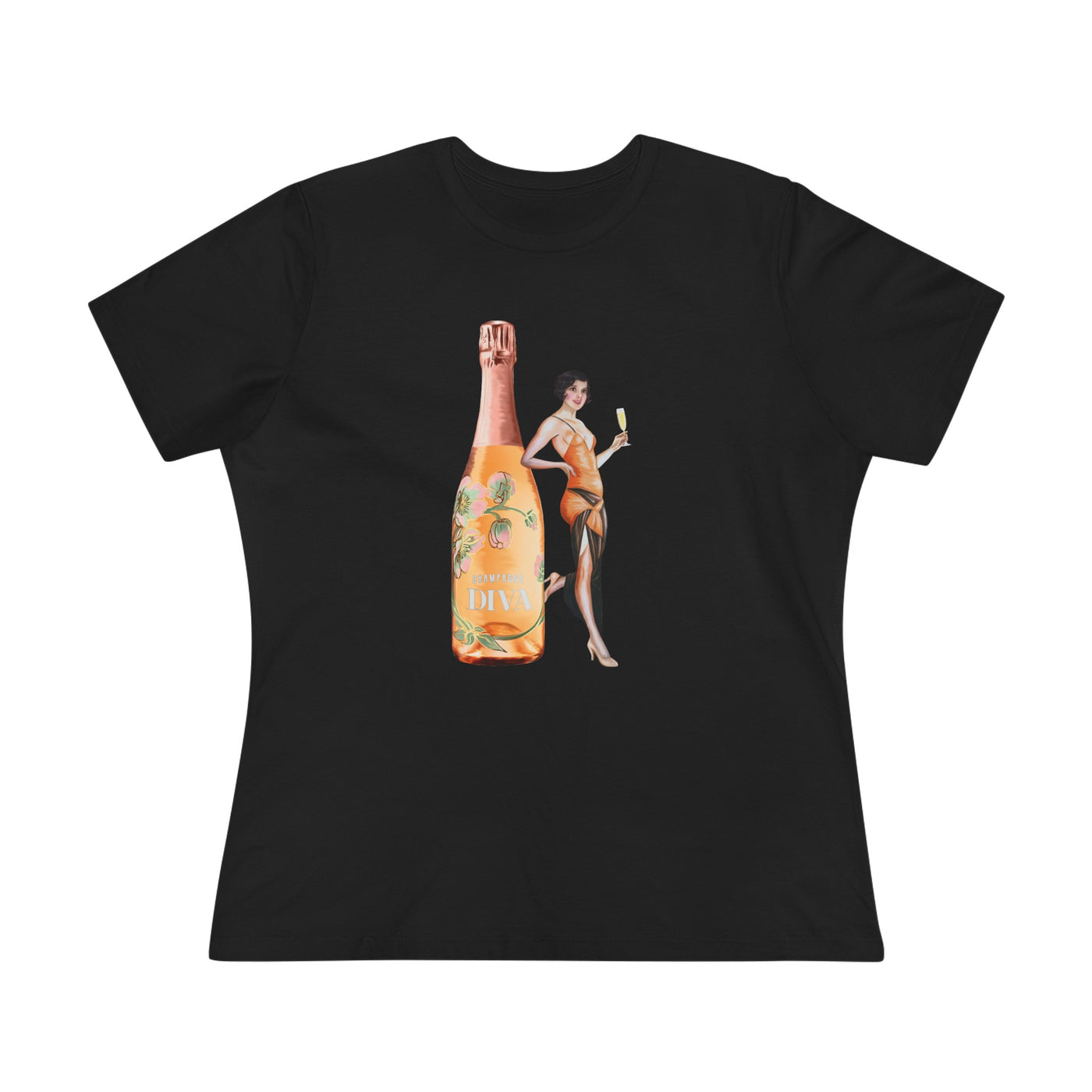 Champagne Diva / W's Cotton Tee