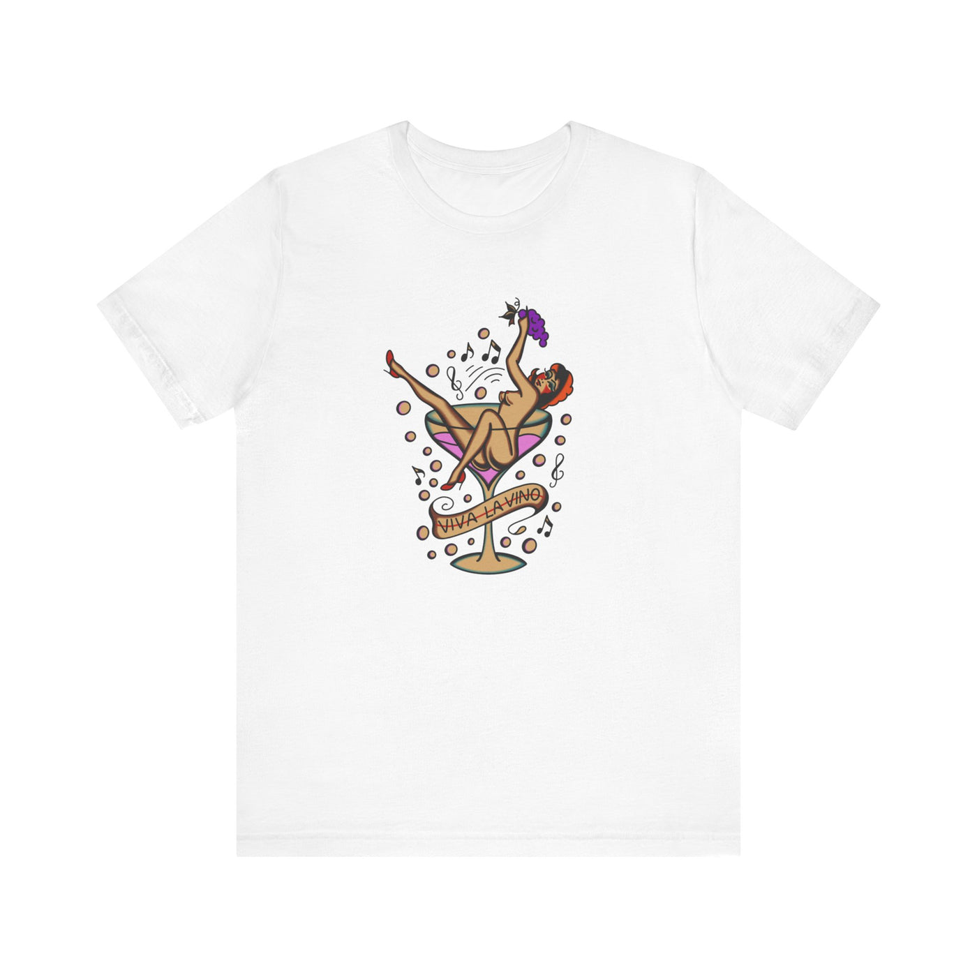 Viva la Vino Nude / M's Cotton Tee