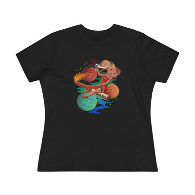 Wine Diva in Space / W's Cotton Tee