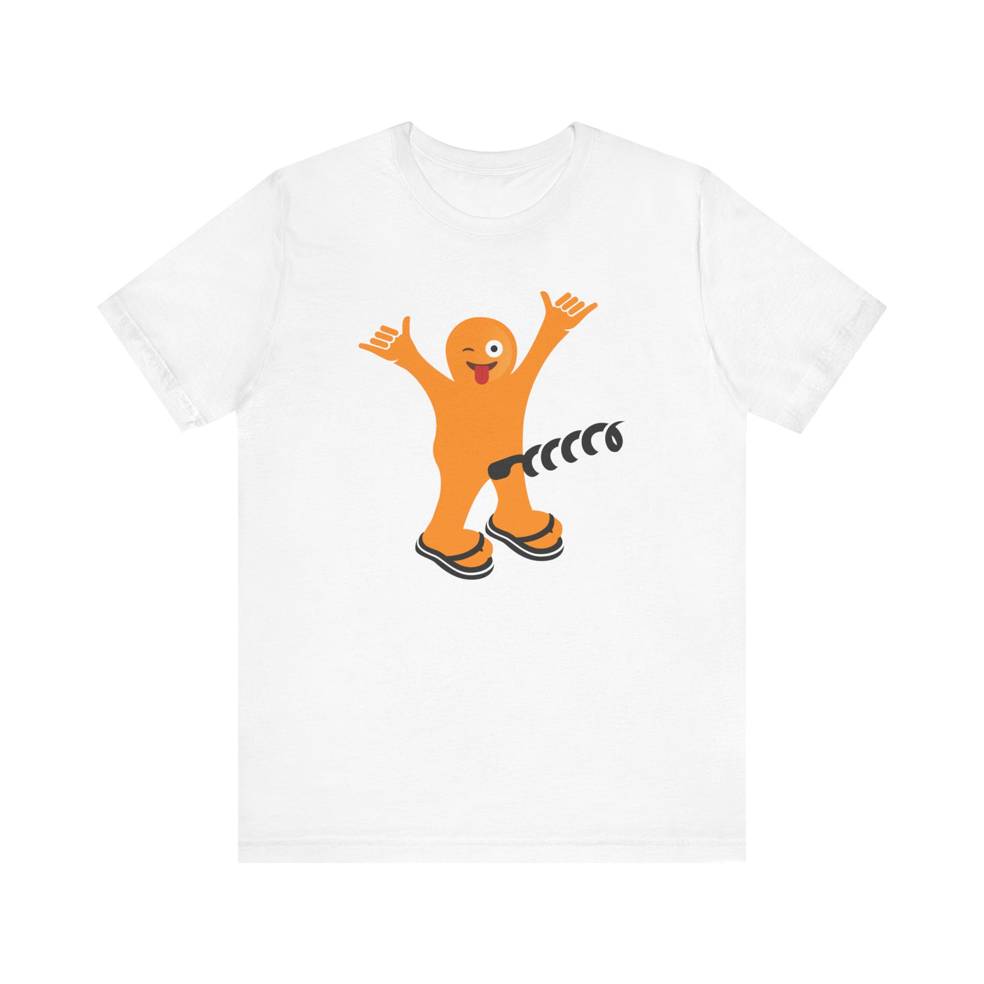 Corkscrew Orange / M's Cotton Tee